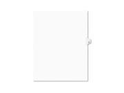 Avery Preprinted Legal Exhibit Index Tab Dividers with Black and White Tabs AVE01061