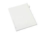 Avery Preprinted Legal Exhibit Index Tab Dividers with Black and White Tabs AVE82245