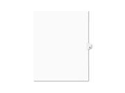 Avery Preprinted Legal Exhibit Index Tab Dividers with Black and White Tabs AVE01063