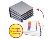 Avery Ready Index Customizable Table of Contents Uncollated Multicolor Dividers AVE11168