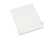 Avery Preprinted Legal Exhibit Index Tab Dividers with Black and White Tabs AVE82227