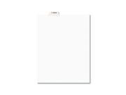 Avery Legal Index Divider Exhibit Alpha Letter Avery Style AVE12397
