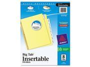 Avery Insertable Big Tab Dividers AVE11112