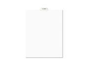 Avery Legal Index Divider Exhibit Alpha Letter Avery Style AVE12386