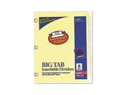 Avery Insertable Big Tab Dividers AVE23285