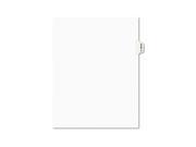 Avery Legal Index Divider Exhibit Alpha Letter Avery Style AVE01393