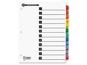 Cardinal 100% Recycled OneStep Printable Table of Contents and Dividers CRD71218