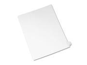 Avery Preprinted Legal Exhibit Index Tab Dividers with Black and White Tabs AVE82188