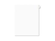 Avery Preprinted Legal Exhibit Index Tab Dividers with Black and White Tabs AVE11911