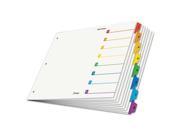 Cardinal 11 x 17 OneStep Printable Table of Contents and Dividers CRD84894