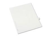 Avery Preprinted Legal Exhibit Index Tab Dividers with Black and White Tabs AVE82231