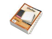 Cardinal QuickStep OneStep Printable Table of Contents and Dividers CRD61033