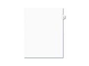 Avery Preprinted Legal Exhibit Index Tab Dividers with Black and White Tabs AVE01404