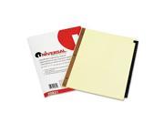 Universal One Preprinted Simulated Leather Tab Dividers with Gold Printing UNV20821