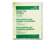 Office Essentials Plastic Insertable Dividers AVE11466