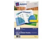 Avery Mini Size Binder Pockets AVE75308