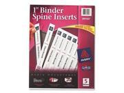 Avery Binder Spine Inserts AVE89103