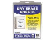 C Line Self Stick Dry Erase Sheets CLI57911