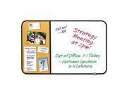 Post it Self Stick Cork Bulletin and Dry Erase Message Board MMM558BBDE