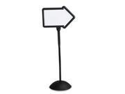 Safco WriteWay Double Sided Dry Erase Standing Message Sign SAF4173BL