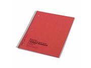 National Single Subject Wirebound Notebooks RED33709