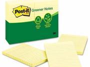 Post it Notes Greener Original Recycled Note Pads MMM660RPYW