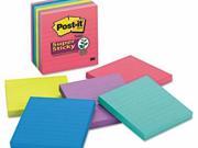 Post it Notes Super Sticky Pads in Rio de Janeiro Colors MMM6756SSUC