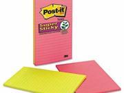 Post it Notes Super Sticky Pads in Rio de Janeiro Colors MMM5845SSUC
