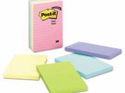 Post it Notes Original Pads in Marseille Colors MMM6605PKAST