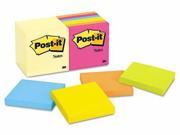 Post it Notes Original Pads Assorted Value Packs MMM65414YWM