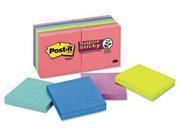 Post it Notes Super Sticky Pads in Rio de Janeiro Colors MMM65412SSUC
