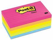 Post it Notes Original Pads in Cape Town Colors MMM6355AN