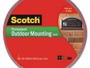 Scotch Permanent Heavy Duty Interior/Exterior Mounting Tape - MMM4011LONG Scotch Permanent Heavy Duty Interior/Exterior Mounting Tape - MMM4011LONG