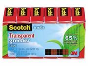Scotch Transparent Greener Tape MMM6126P