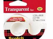 Scotch Transparent Tape In Handheld Dispenser MMM144