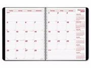 Brownline PlannerPLUS 14 Month Monthly Planner REDCB1200NBLK