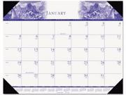 House of Doolittle 100% Recycled One Color Photo Monthly Desk Pad Calendar HOD140HD