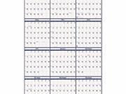 House of Doolittle 100% Recycled Poster Style Reversible Erasable Yearly Wall Calendar HOD3961
