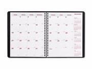 Brownline Essential Collection 14 Month Ruled Monthly Planner REDCB1200BLK