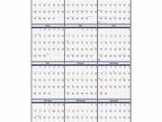 House of Doolittle 100% Recycled Poster Style Reversible Erasable Yearly Wall Calendar HOD3960