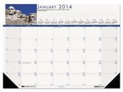 House of Doolittle Earthscapes 100% Recycled US Monuments Monthly Desk Pad Calendar HOD1336