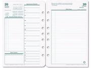 FranklinCovey Original Dated Two Page per Day Planner Refill FDP35419
