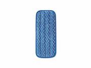 Rubbermaid Commercial Microfiber Wet Mopping Pad RCPQ820BLU