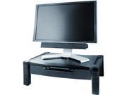 WIDE ADJUSTABLE MONITOR STAND W DRAWER MS520