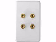 TWO SPEAKER WALL PLATE CB AU1212 S1
