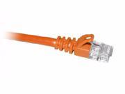 CAT5E ORANGE 6IN MOLDED BOOT PATCH CABLE C5E OR 6IN ENC