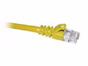CAT5E YELLOW 6IN MOLDED BOOT PATCH CABLE C5E YL 6IN ENC