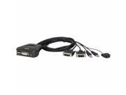 2port USB DVI Cable Kvm Switch CS22D