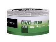 DISK DVD RW 4.7G 4X 25 PKSPINDLE 25DPW47SPM