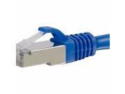 C2G 3FT CAT6 SNAGLESS SHIELDED STP ETHERNET NETWORK PATCH CABLE BLUE PATCH CABLE 3 FT BLUE